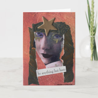 SEIEN SIE ALLES AUSSER BASIC NOTECARD KARTE