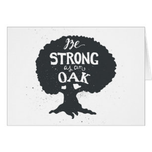 Seien Sie als Eiche stark