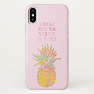 Seien Sie Ananas Niedlich Rainbow & Gold Ananas Case-Mate iPhone Hülle