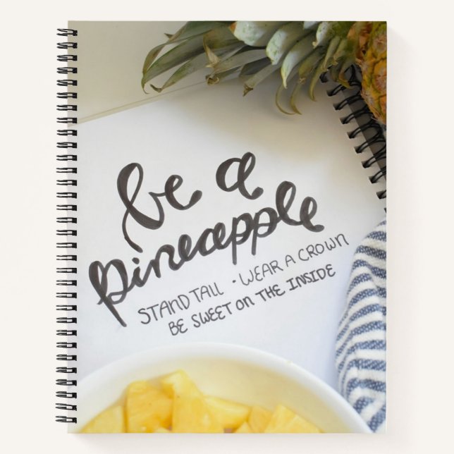 Seien Sie Ananas Notizbuch (Vorderseite)