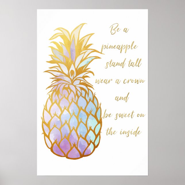 Seien Sie Ananas Poster (Vorne)