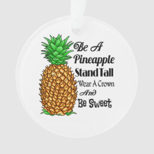 Seien Sie Ananas Stall tragen eine Kronenrübe Sü Ornament