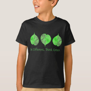 Seien Sie anders Gerecycelt, erdtägliche Kinder T-Shirt
