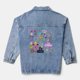 SEIEN SIE ANGST SCHNELL INSPIRIERT DENIM JACKET JEANSJACKE