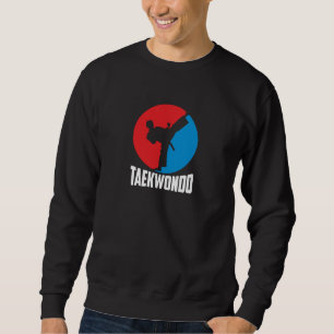 Seien Sie auf der Art von Taekwondo Sweatshirt