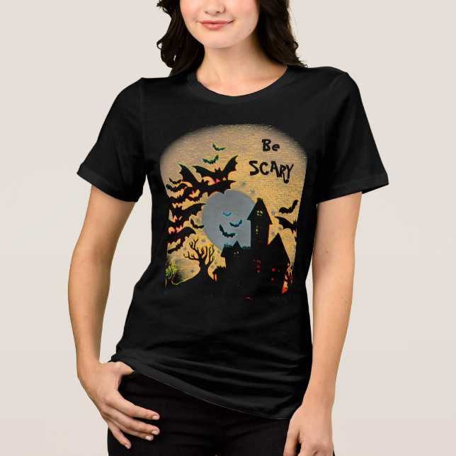 Seien Sie Beängstigender Spuk T - Shirt (Vorderseite)