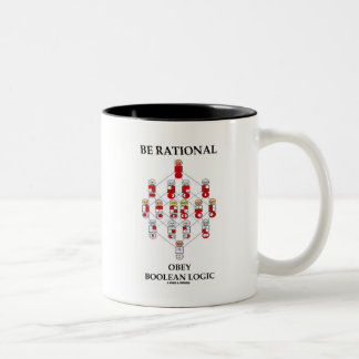 Seien Sie befolgt boolesche Logik rational (Hasse Zweifarbige Tasse