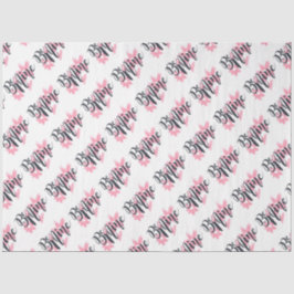 Seien Sie bei mir mit Blume und Herzzettel Seidenpapier