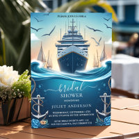 Seien Sie bekannt, Schiff Navy Blue Nautical Braut