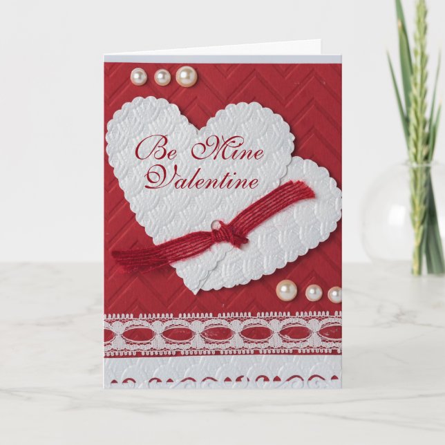 Seien Sie Bergwerk-Valentinsgruß-Karte Feiertagskarte (Vorderseite)