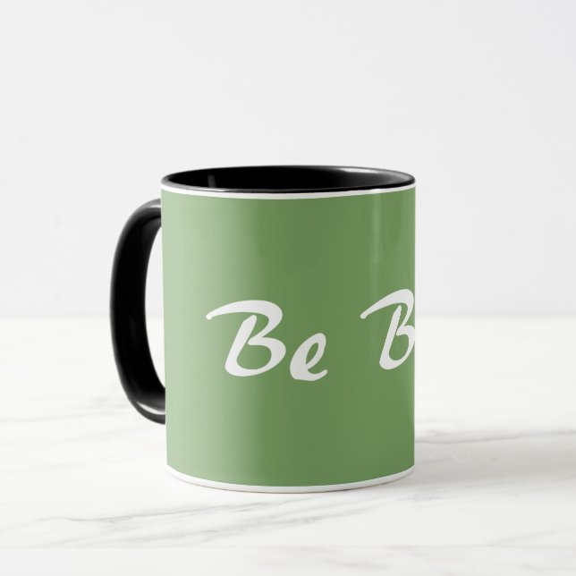 "Seien Sie beste" Kaffee-Tasse Tasse (Vorderseite Links)