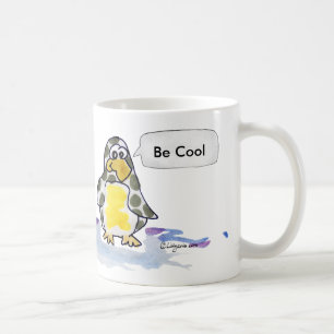 Seien Sie Coole Cartoon Pinguine Tasse