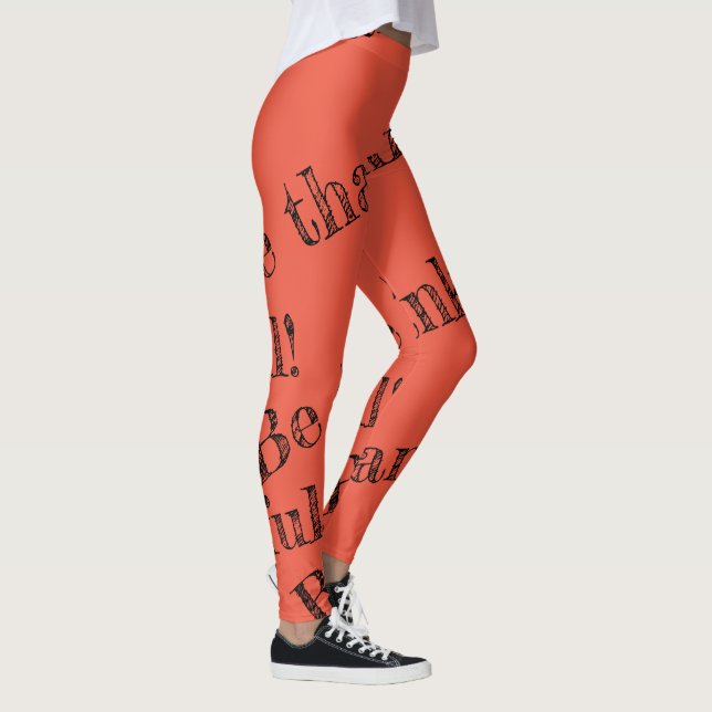 Seien Sie dankbar für den Erntedank Leggings (Rechts)