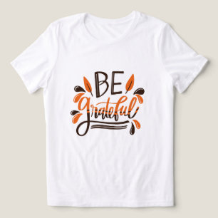 Seien Sie dankbar - Happy Thanksgiving Erntedank D Tri-Blend Shirt