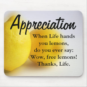 Seien Sie dankbar und zählen Sie Ihren Segen Mousepad