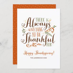 Seien Sie dankbar Whimsical Happy Thanksgiving Feiertagskarte