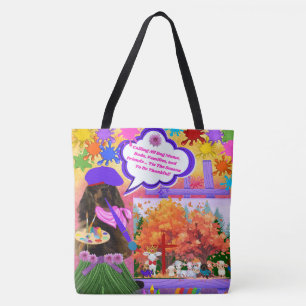 Seien Sie dankbar zum Erntedankfest, Lady's Tote B