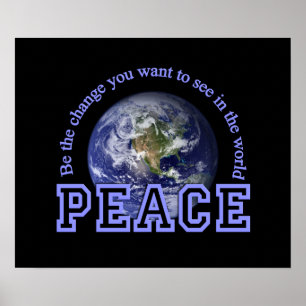 Seien Sie das Change Poster