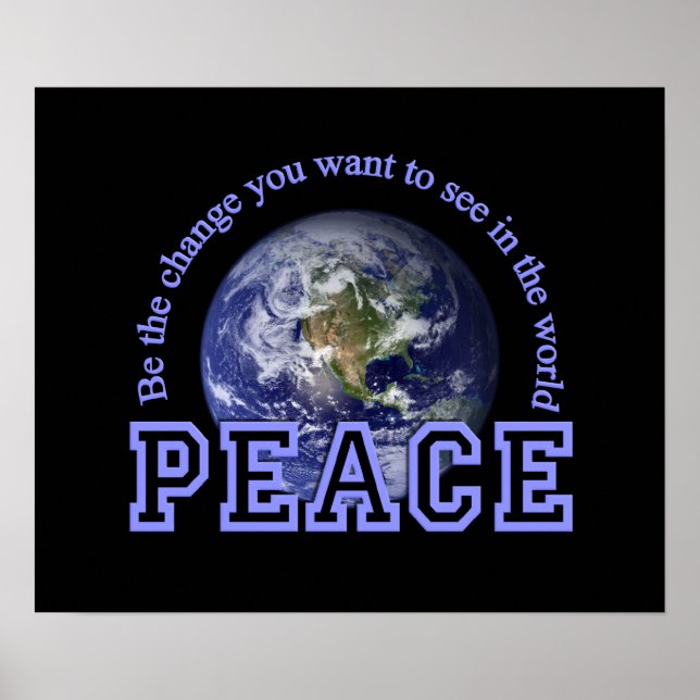 Seien Sie das Change Poster (Vorne)