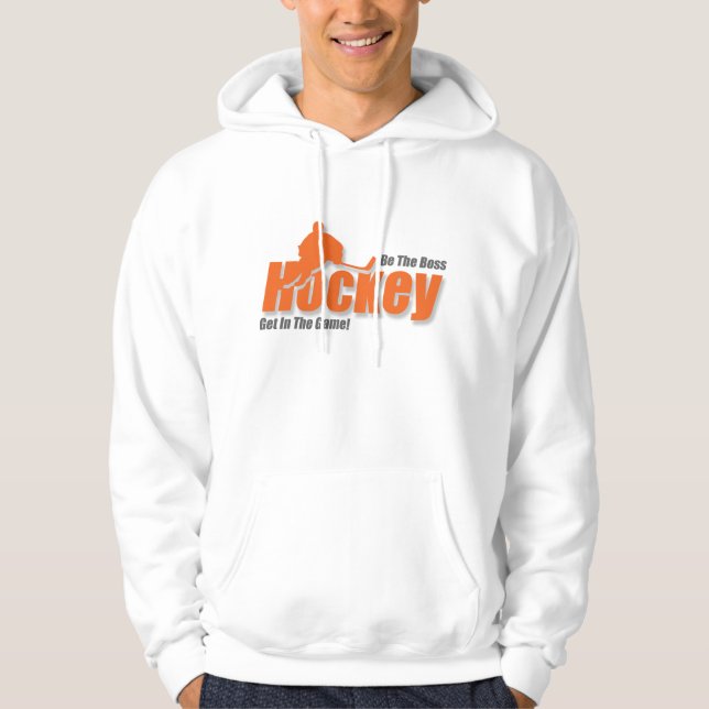 Seien Sie das Chef-Hockey-mit Kapuze Sweatshirt (Vorderseite)
