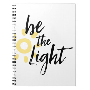 Seien Sie das helle Notizbuch Notizblock