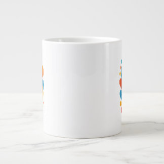 Seien Sie das Licht inspirierender farbiger Typogr Jumbo-Tasse