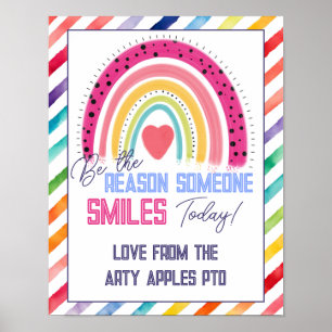 SEIEN SIE DER GRUND, JEMAND SMILES Poster