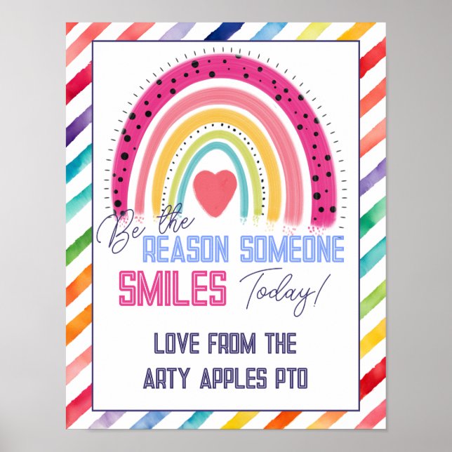 SEIEN SIE DER GRUND, JEMAND SMILES Poster (Vorne)