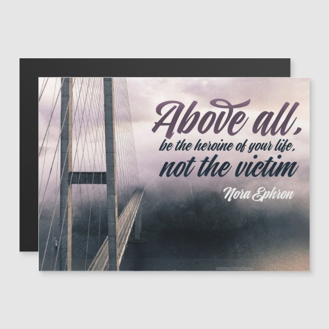 Seien Sie der Heldin Ihrer Magnetkarte Magneteinladung (Vorne/Hinten)