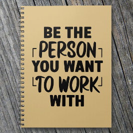 Seien Sie der Motivierend Preis Notizblock