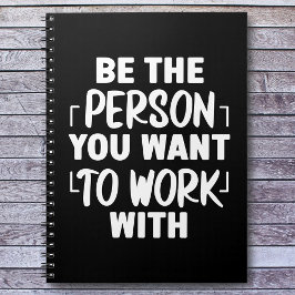 Seien Sie der Motivierend Preis Notizblock