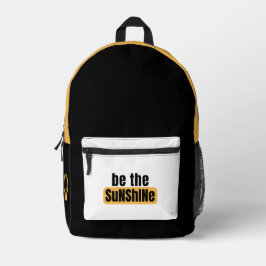 Seien Sie der Sonnenscheinsack Bedruckter Rucksack