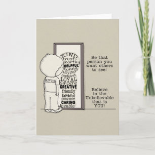 Seien Sie derjenige Karte