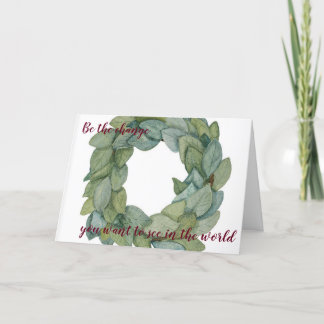 Seien Sie die Änderungs-Feiertags-Karte Feiertagskarte