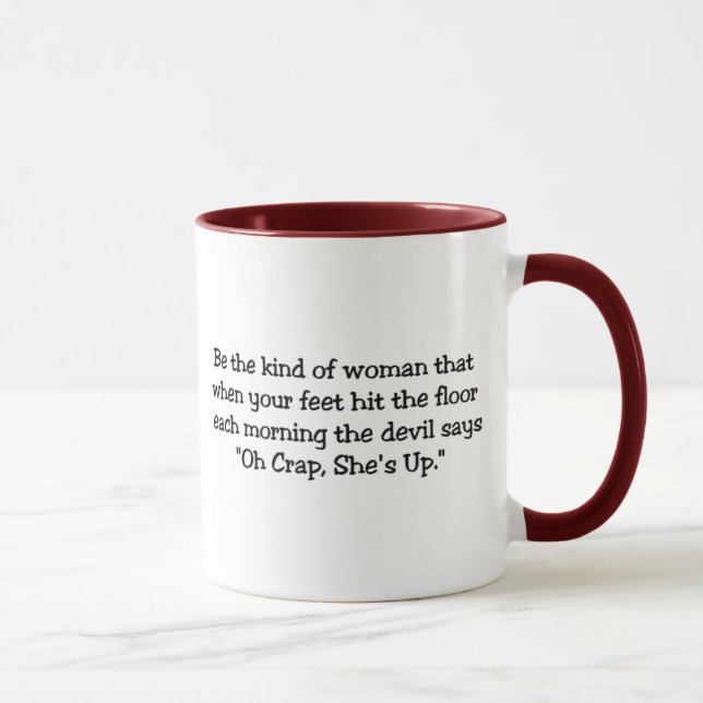 Seien Sie die Art der Frau Tasse (Rechts)