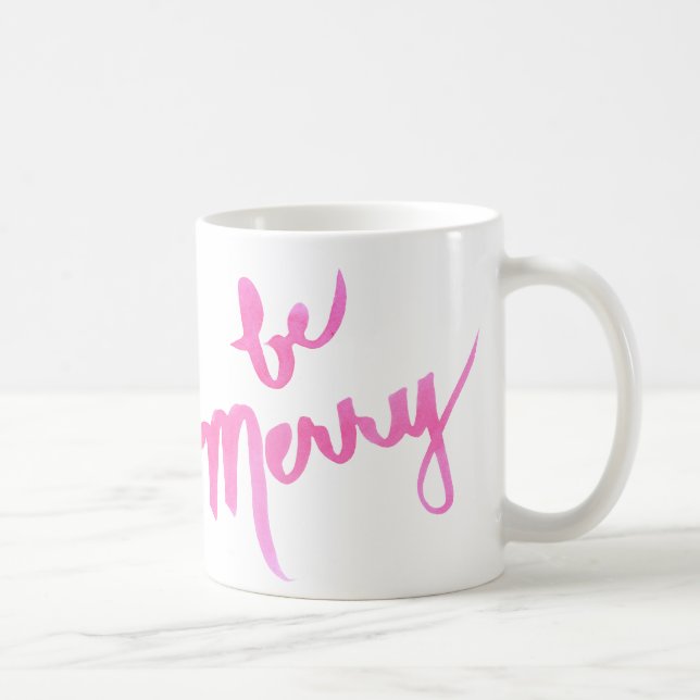 Seien Sie die fröhliches (u. helles Rosa!) Kaffeetasse (Rechts)