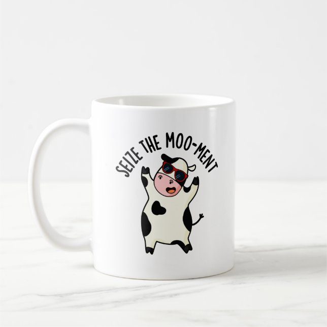 Seien Sie die lustige Kuh-Puppe Kaffeetasse (Links)