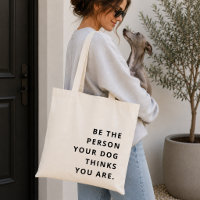 Seien Sie die Person, die Ihr Hund für Sie Mama hä