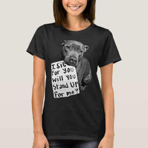 Seien Sie die Stimme für Pitbullen und Retter T-Shirt