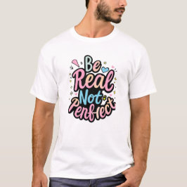 Seien Sie echt T-Shirt