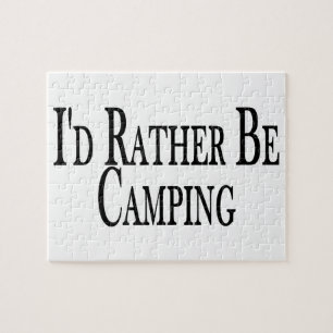 Seien Sie eher Camping Puzzle