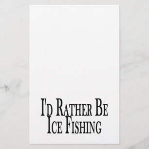 Seien Sie eher Eis-Fischen Briefpapier