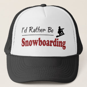 Seien Sie eher Snowboarding Truckerkappe