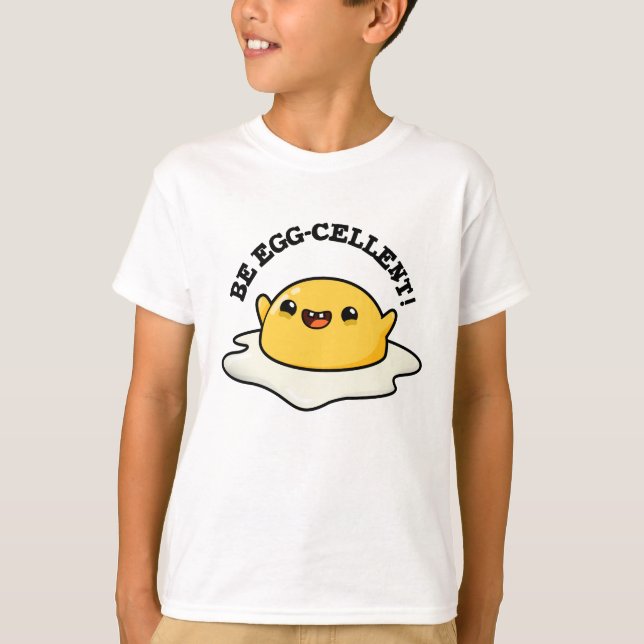 Seien Sie eigen-gewachsener Funny Egg Pun T-Shirt (Vorderseite)
