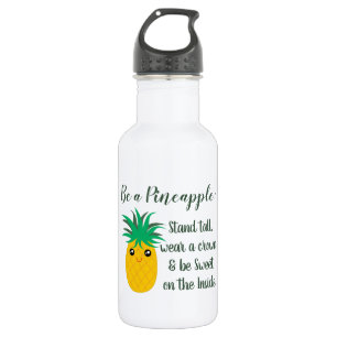 Seien Sie ein Ananas-Inspirational motivierend Trinkflasche