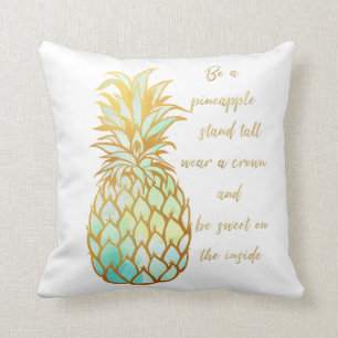 Seien Sie ein Ananas-Wurfs-Kissen in den Tönen von Kissen