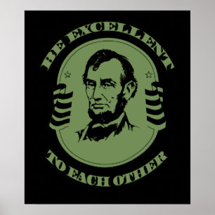 Seien Sie ein ausgezeichnetes Poster