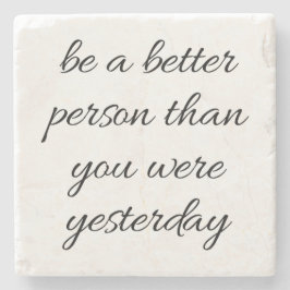 Seien Sie ein besserer Untersetzer aus Marmorstein