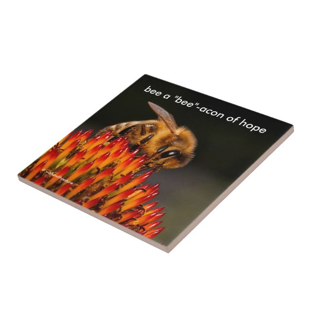 Seien Sie ein "Biene"-Akon der Hope Bee on Echinac Fliese (Seite)