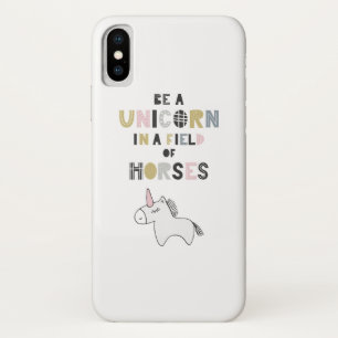 Seien Sie ein Einhorn auf einem Gebiet der Pferde Case-Mate iPhone Hülle